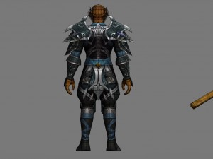 armor set - monkey 09 Model 3D