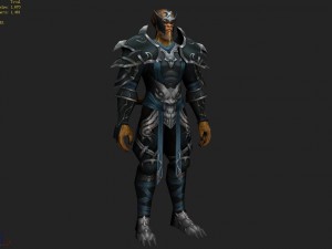 armor set - monkey 09 Model 3D