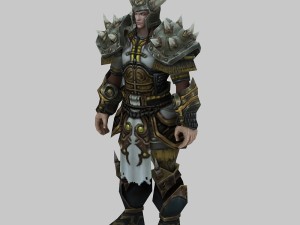 armor suit - male 01 3D Model