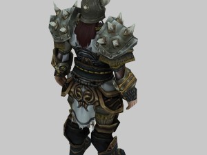 armor suit - male 01 3D Model