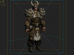 armor suit - male 01 3D Model