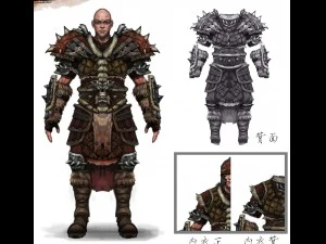 कवच सूट - पुरुष 02 3D मॉडल