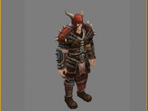 armor suit - male 02 Model 3D