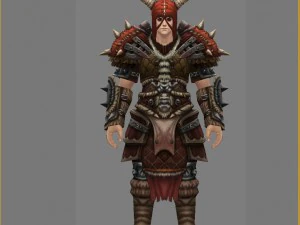 armor suit - male 02 3D Model