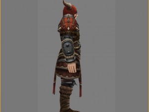 armor suit - male 02 Model 3D