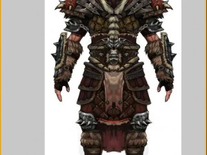 armor suit - male 02 3D Model