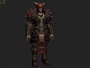 armor suit - male 02 Model 3D