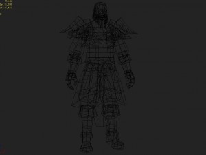 armor suit - male 03 3D-Modell