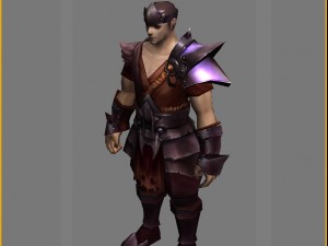 armor suit - male 04 Model 3D