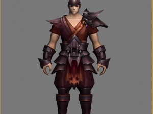 armor suit - male 04 Model 3D