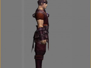 armor suit - male 04 Model 3D