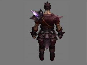 armor suit - male 04 3D Model