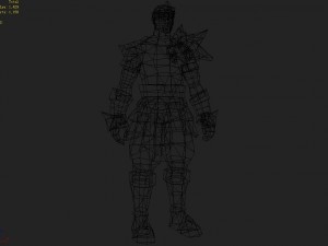 armor suit - male 04 Model 3D