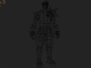 armor suit - male 04 3D Model