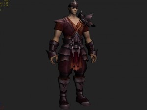 armor suit - male 04 Model 3D