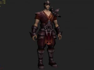 armor suit - male 04 3D Model