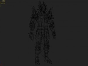 armor suit - male 05 3D Model