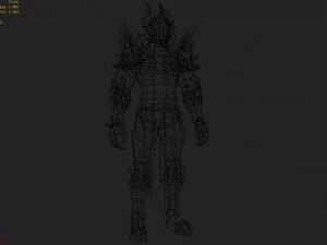 armor suit - male 05 3D Model