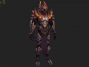 armor suit - male 05 3D Model