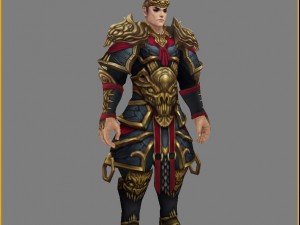 armor suit - men 07 Model 3D