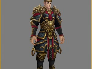 armor suit - men 07 3D Model