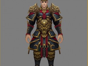armor suit - men 07 Model 3D