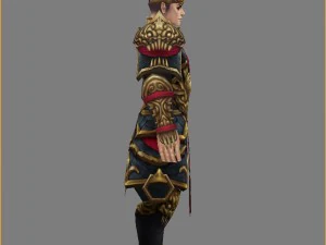 armor suit - men 07 3D Model