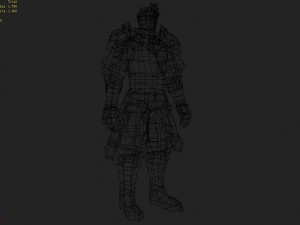 armor suit - men 07 Model 3D