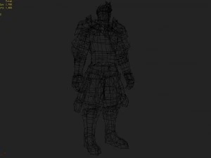 armor suit - men 07 3D Model