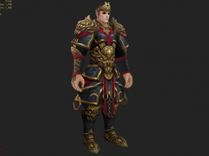 armor suit - men 07 Model 3D