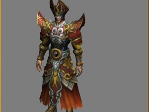 armor set - men 08 3D 모델