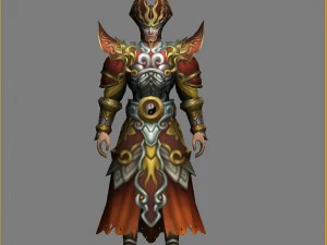 armor set - men 08 3D Model