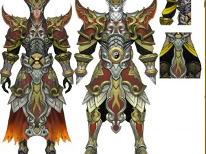 armor set - men 08 3D Model