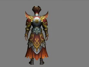 armor set - men 08 3D Model