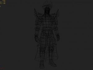 armor set - men 08 3D 모델