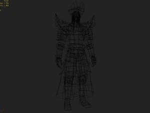 armor set - men 08 3D Model