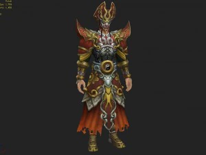 armor set - men 08 3D Model