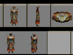 armor set - men 08 3D Model