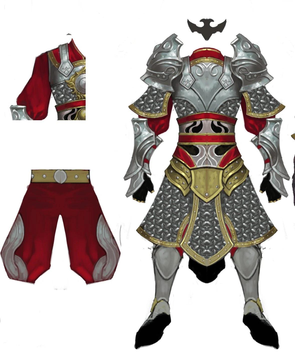 armor suit - men 09 3D Model .c4d .max .obj .3ds .fbx .stl .blend