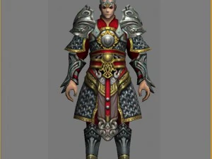 armor suit - men 09 3D Model