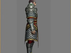 armor suit - men 09 3D Model
