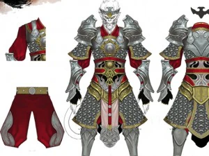 armor suit - men 09 3D Model