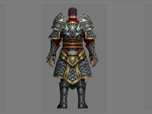 armor suit - men 09 3D Model
