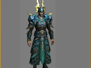 armor suit - men 11 3D Model