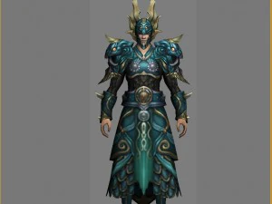 armor suit - men 11 3D Model
