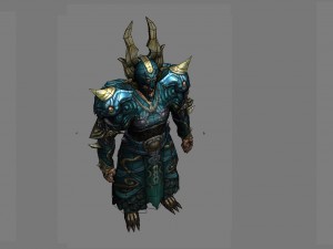 armor suit - men 11 3D Model