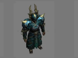 armor suit - men 11 3D Model