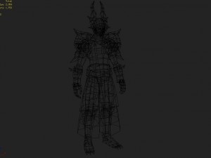 armor suit - men 11 3D Model