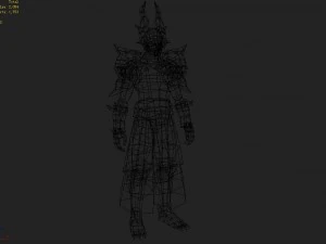armor suit - men 11 3D Model