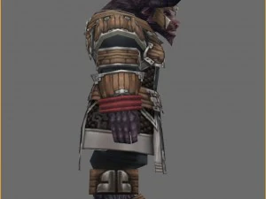 armor set - cowman 01 3D Model